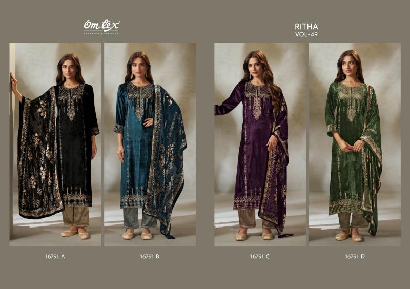 Omtex ritha vol 49 buy online non catalog ladies dress material on wholesale
